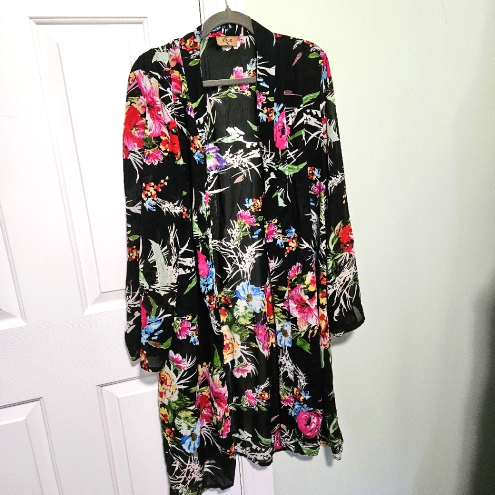 Jorja Floral Kimono Cardigan